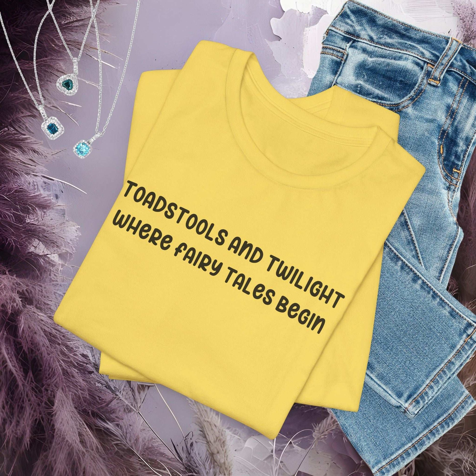 Toadstools and Twilight T-shirt - Fairy Dust Tee Shop