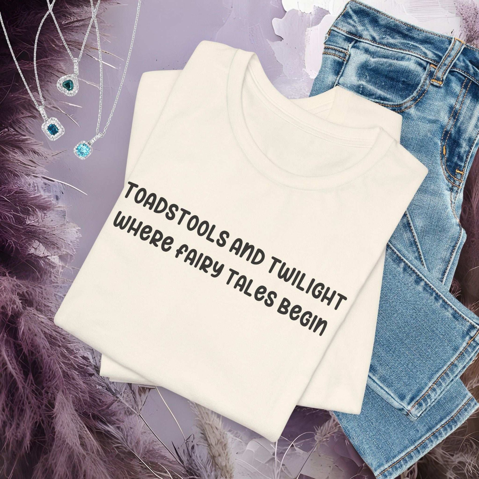 Toadstools and Twilight T-shirt - Fairy Dust Tee Shop