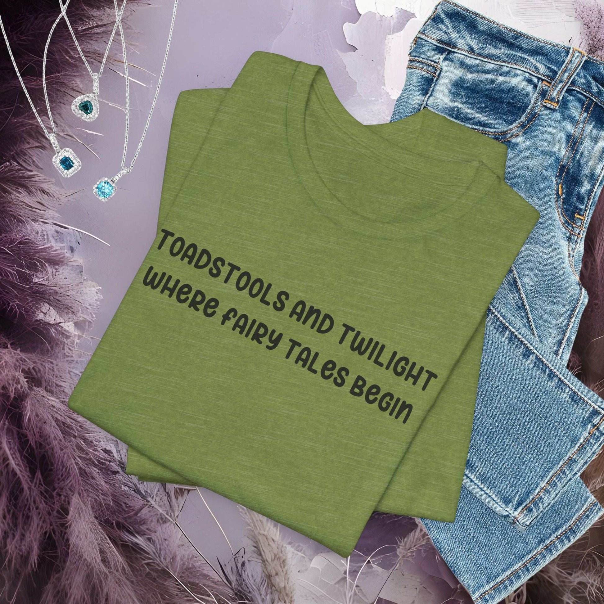 Toadstools and Twilight T-shirt - Fairy Dust Tee Shop