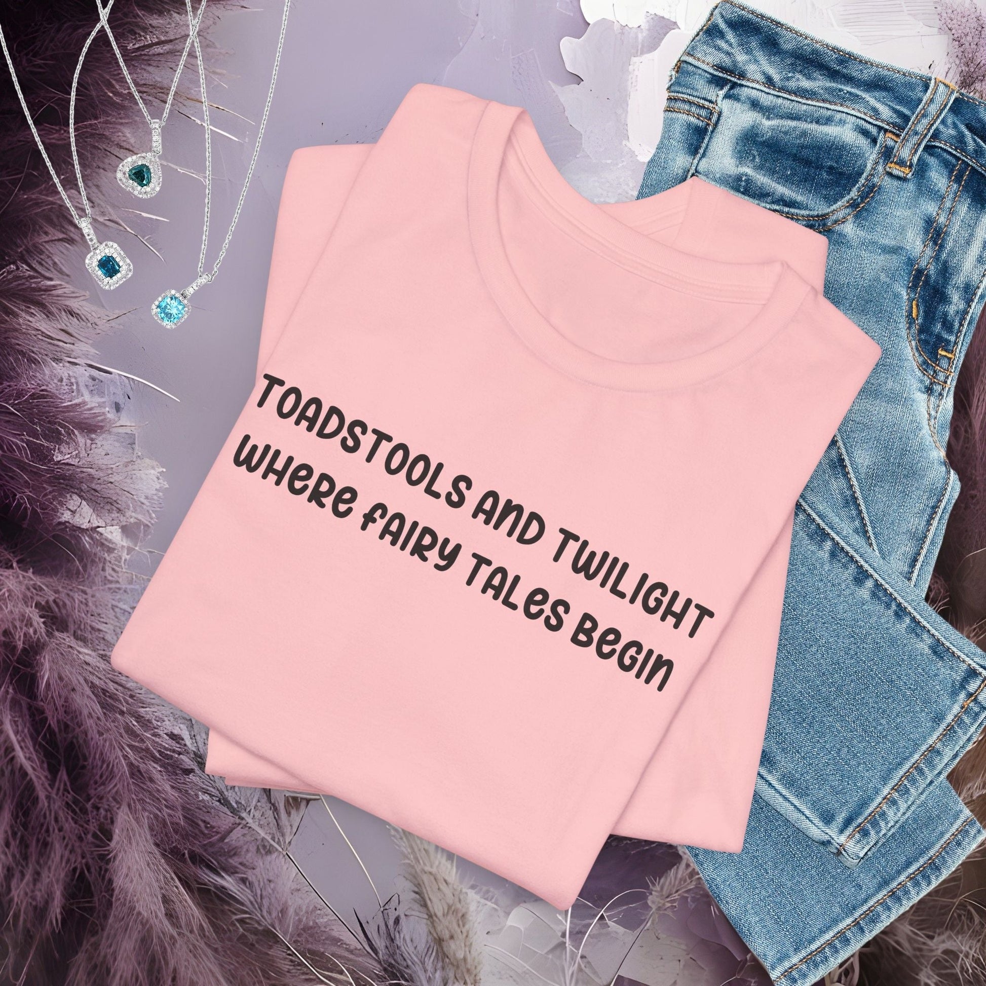 Toadstools and Twilight T-shirt - Fairy Dust Tee Shop