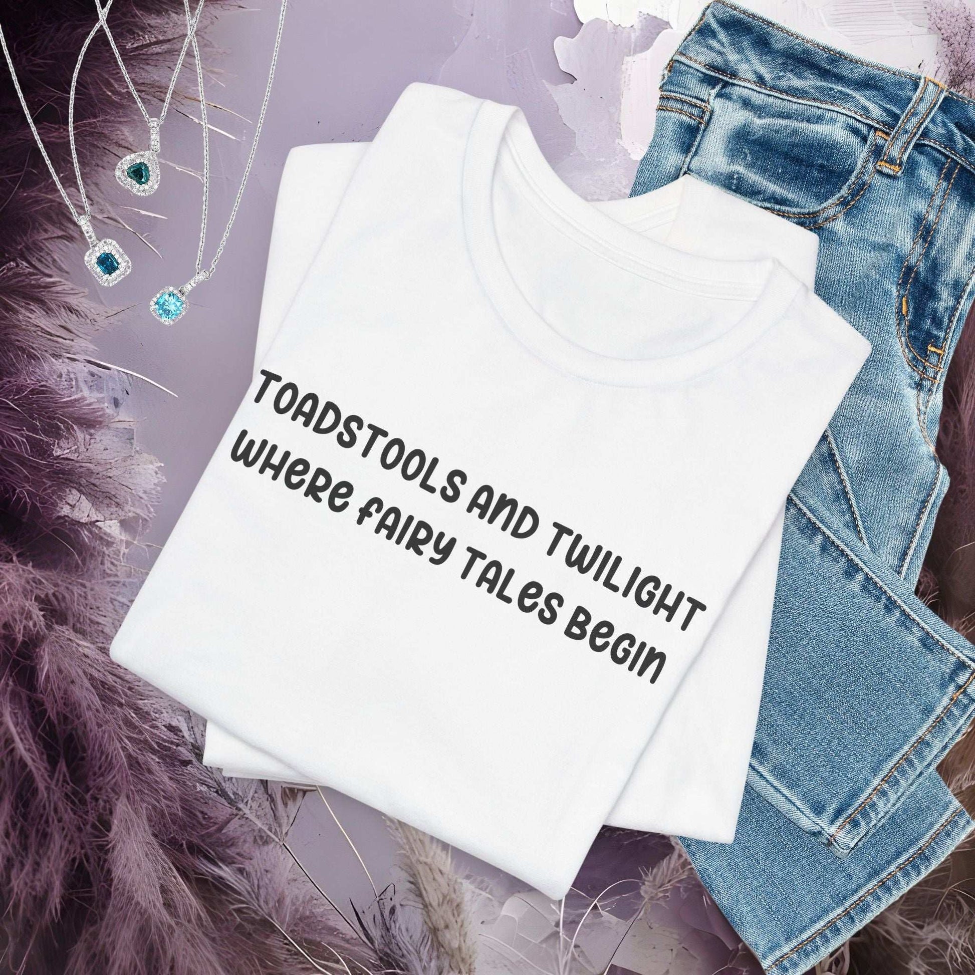 Toadstools and Twilight T-shirt - Fairy Dust Tee Shop