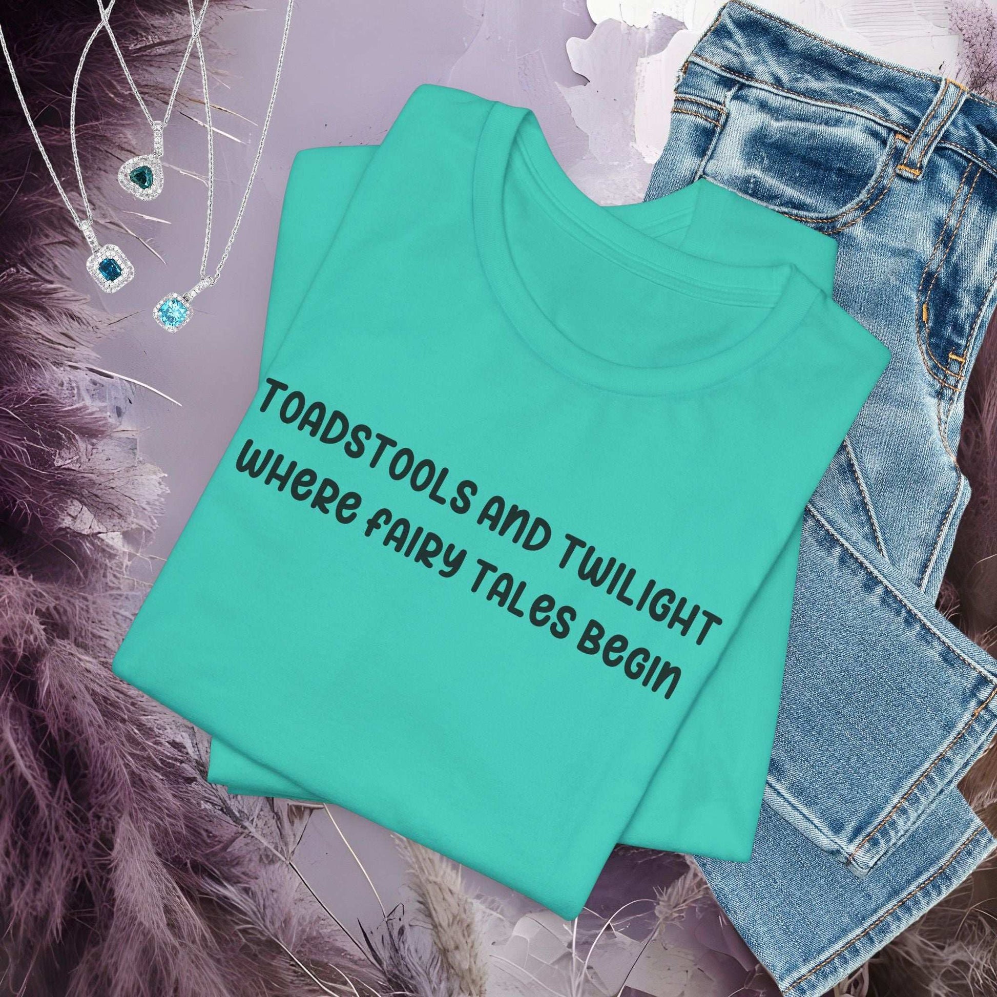 Toadstools and Twilight T-shirt - Fairy Dust Tee Shop