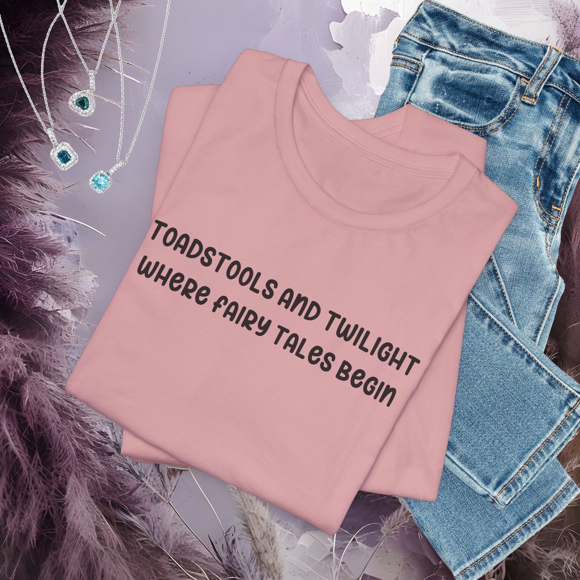 Toadstools and Twilight T-shirt - Fairy Dust Tee Shop