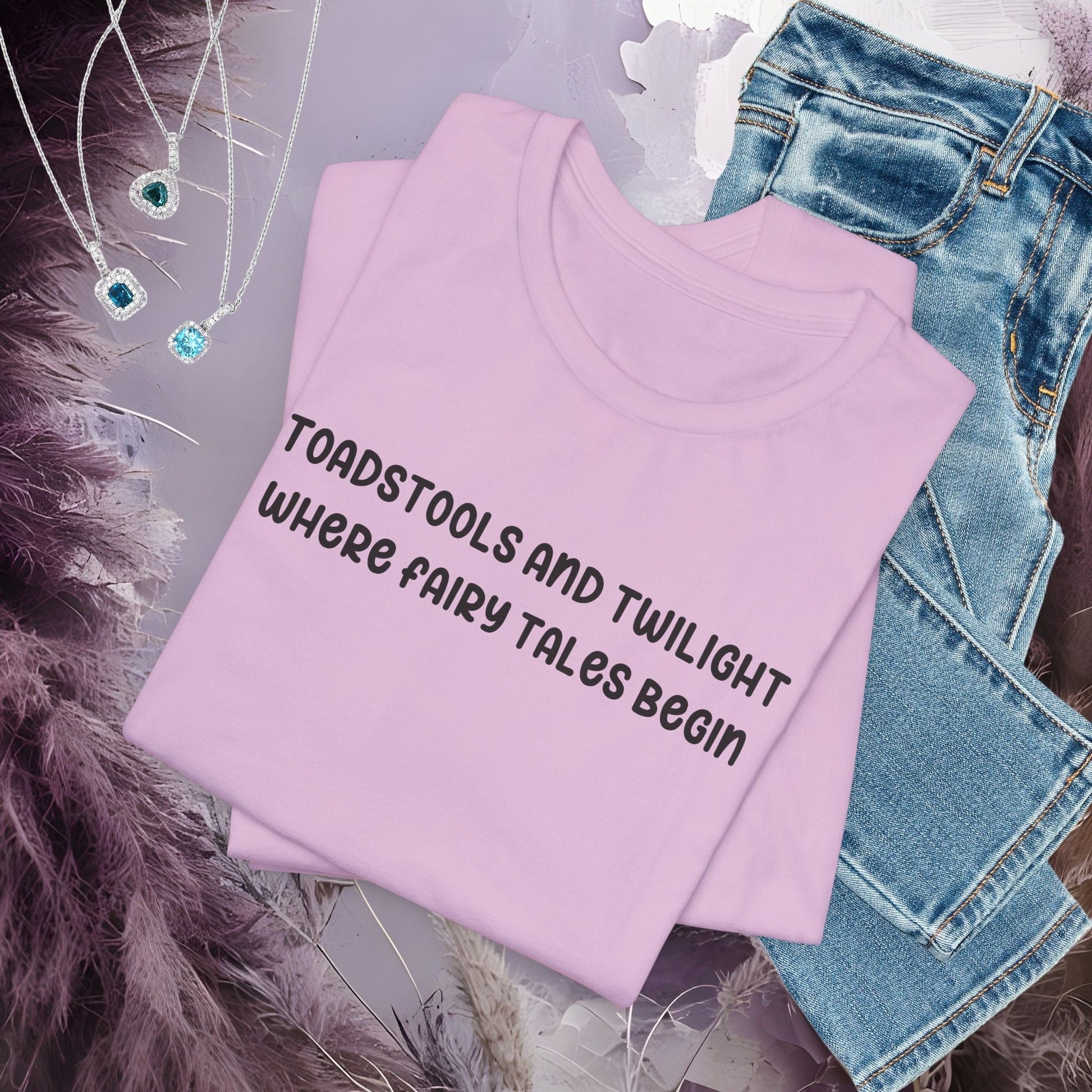 Toadstools and Twilight T-shirt - Fairy Dust Tee Shop