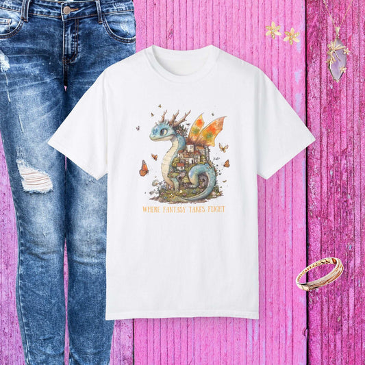 Whimsical Dragon T-shirt - Fairy Dust Tee Shop