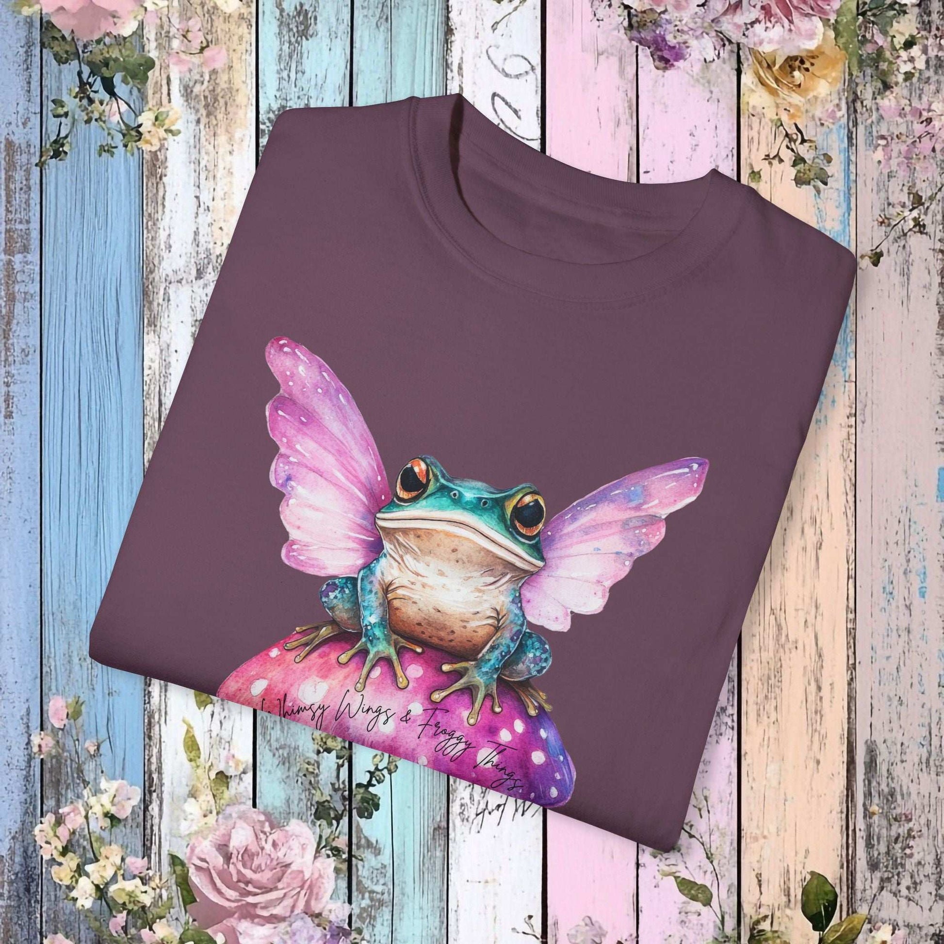 Whimsical Frog Fairy T-Shirt - Fairy Dust Tee Shop