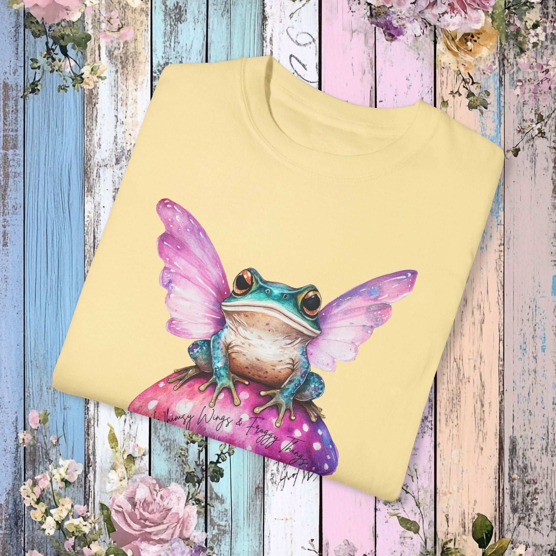Whimsical Frog Fairy T-Shirt - Fairy Dust Tee Shop