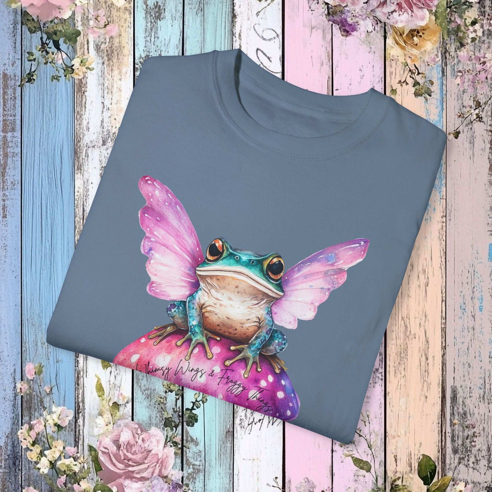 Whimsical Frog Fairy T-Shirt - Fairy Dust Tee Shop
