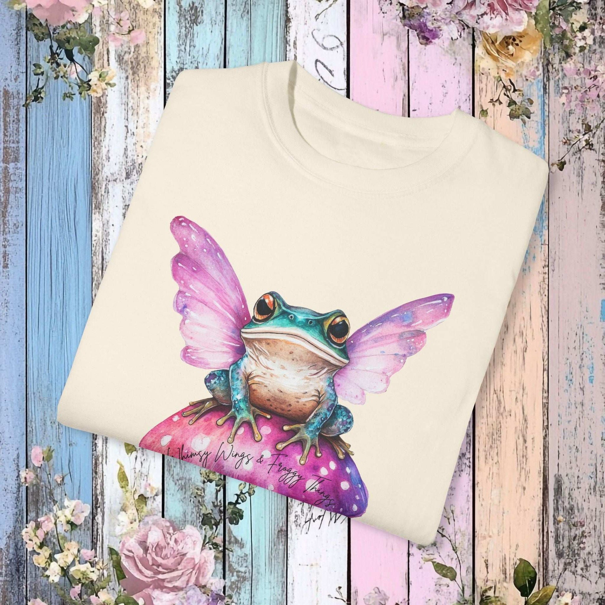 Whimsical Frog Fairy T-Shirt - Fairy Dust Tee Shop