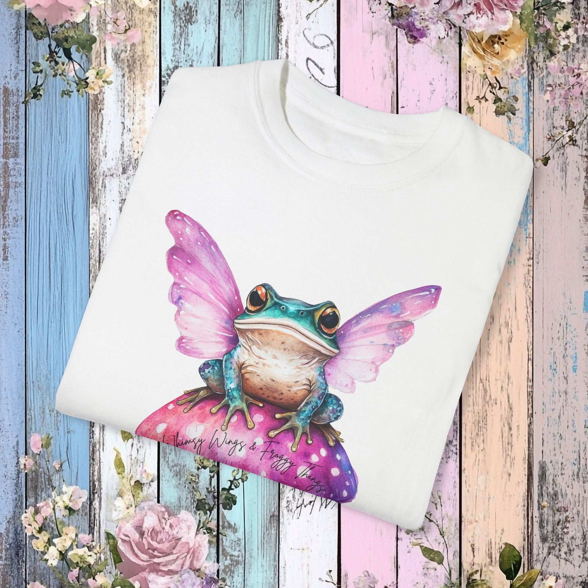 Whimsical Frog Fairy T-Shirt - Fairy Dust Tee Shop