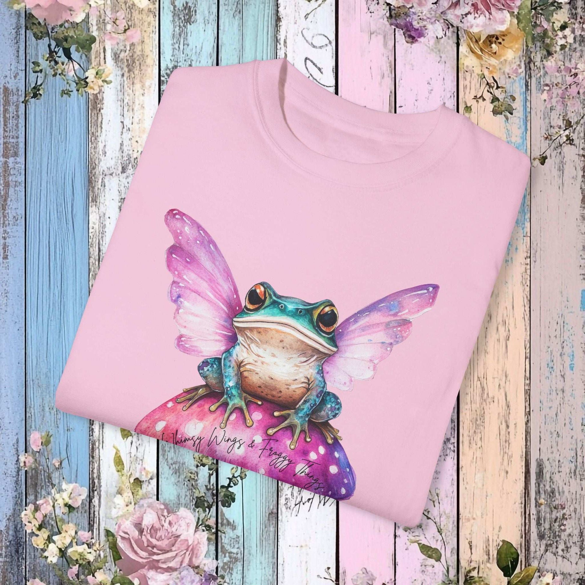 Whimsical Frog Fairy T-Shirt - Fairy Dust Tee Shop