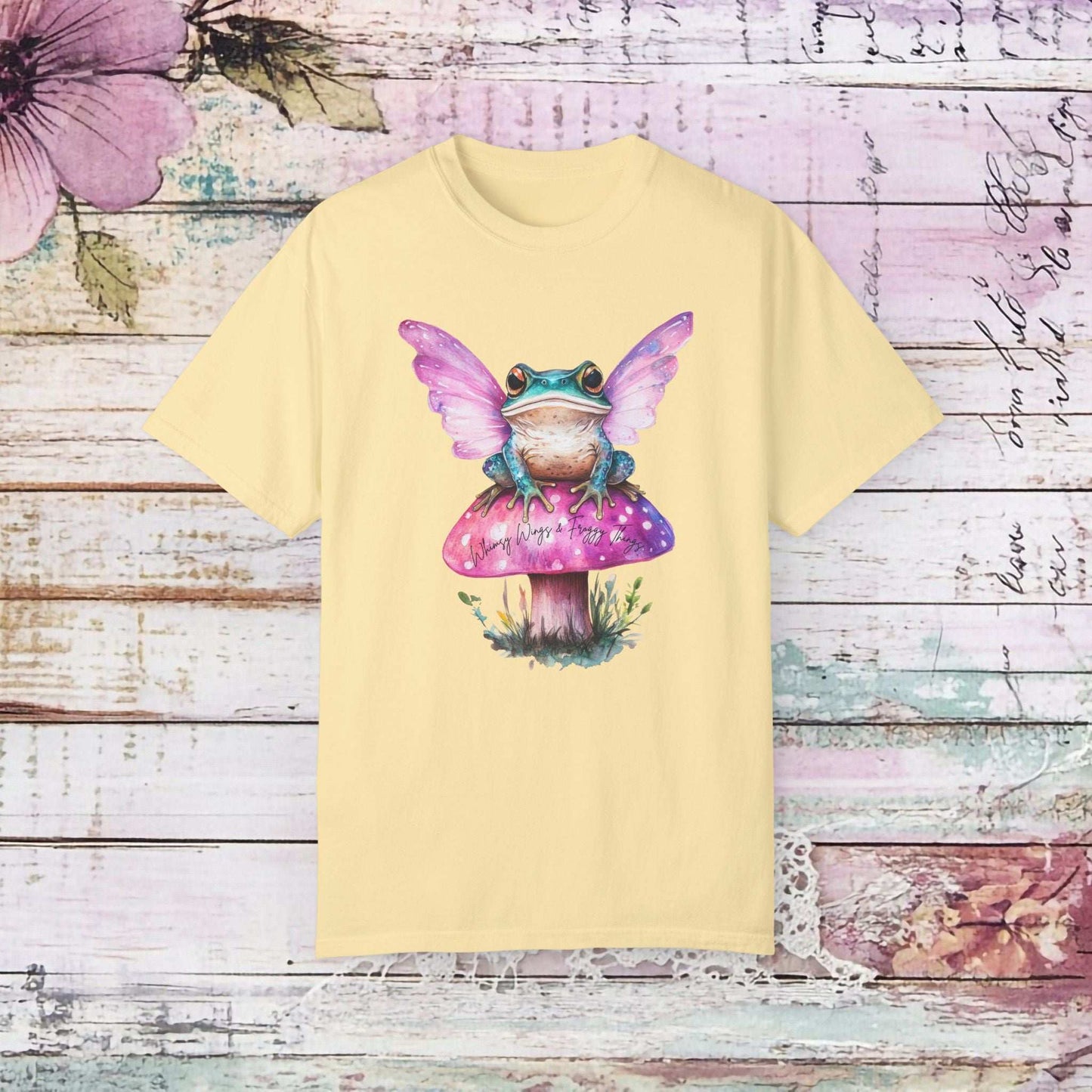 Whimsical Frog Fairy T-Shirt - Fairy Dust Tee Shop