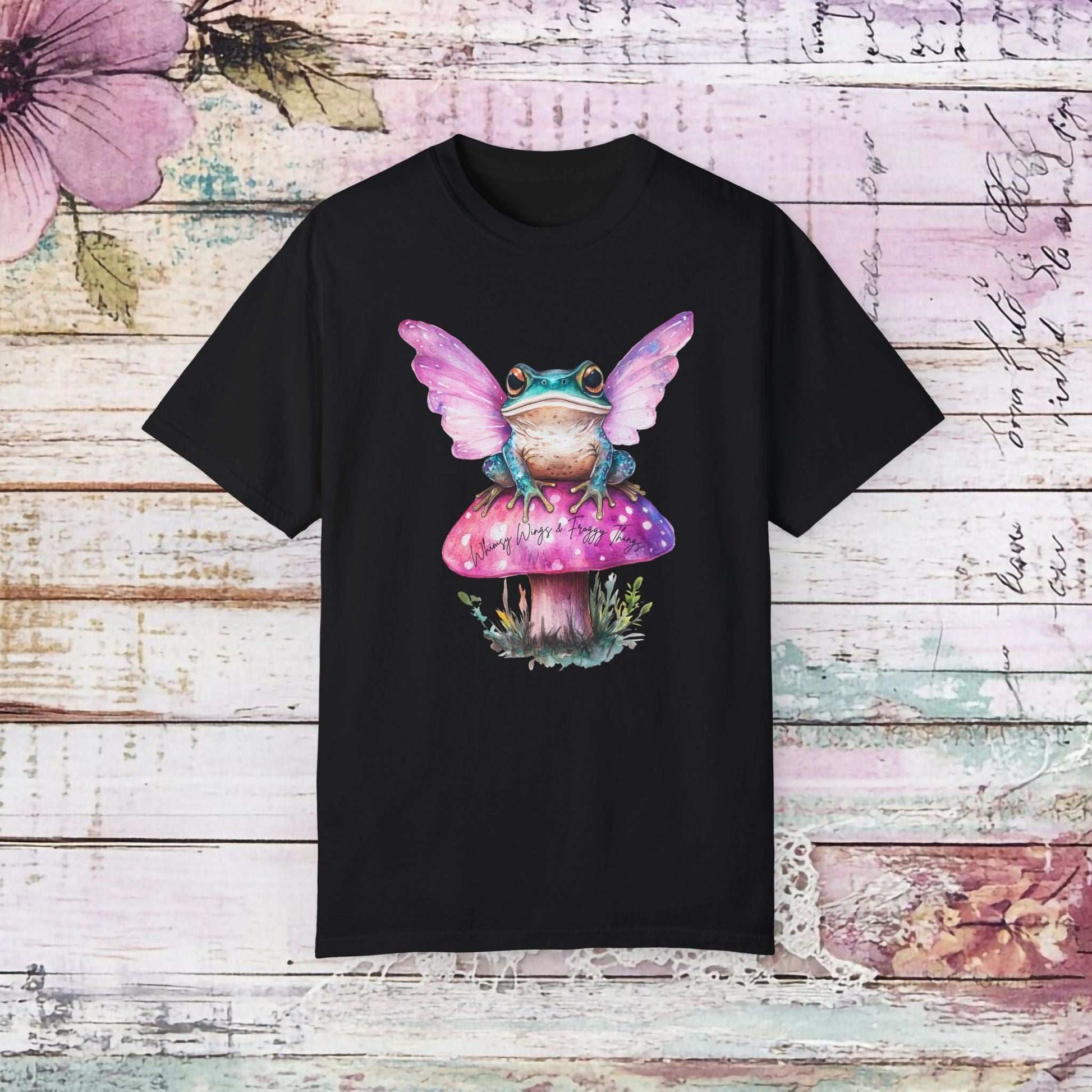 Whimsical Frog Fairy T-Shirt - Fairy Dust Tee Shop