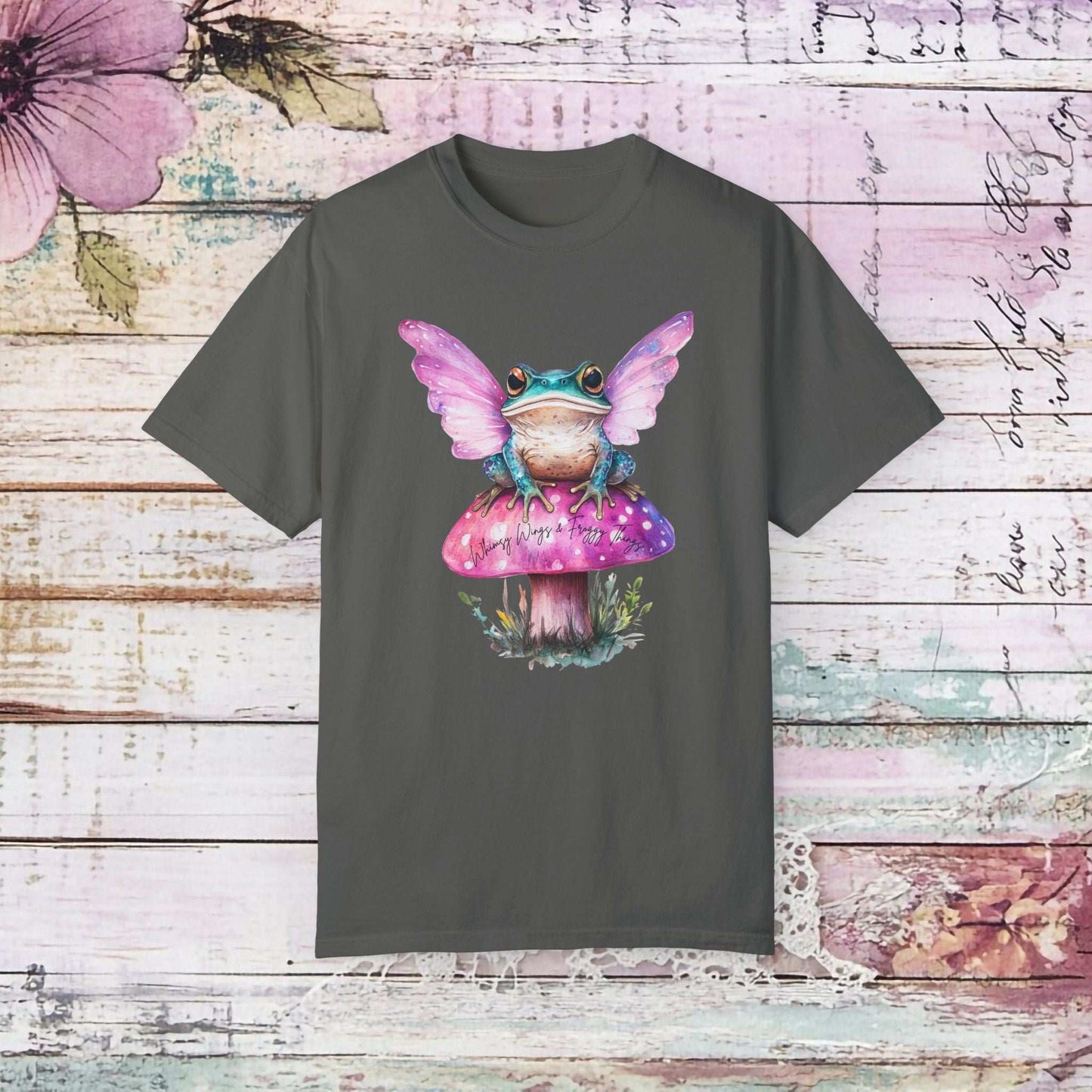 Whimsical Frog Fairy T-Shirt - Fairy Dust Tee Shop