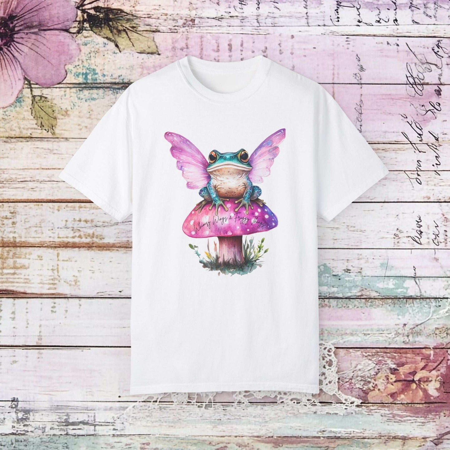 Whimsical Frog Fairy T-Shirt - Fairy Dust Tee Shop